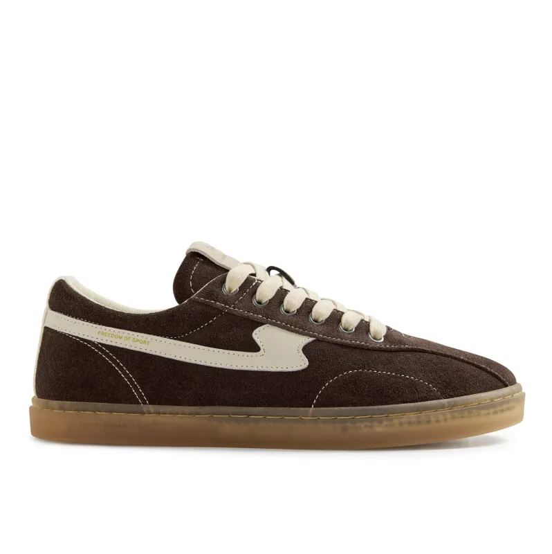 SURMA S-STRIKE SUEDE DARK BROWN made by Stepney Workers Club