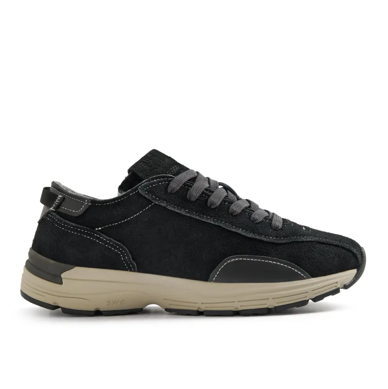LEGION FREECUT GEO-MERGED SUEDE BLACK made by Stepney Workers Club