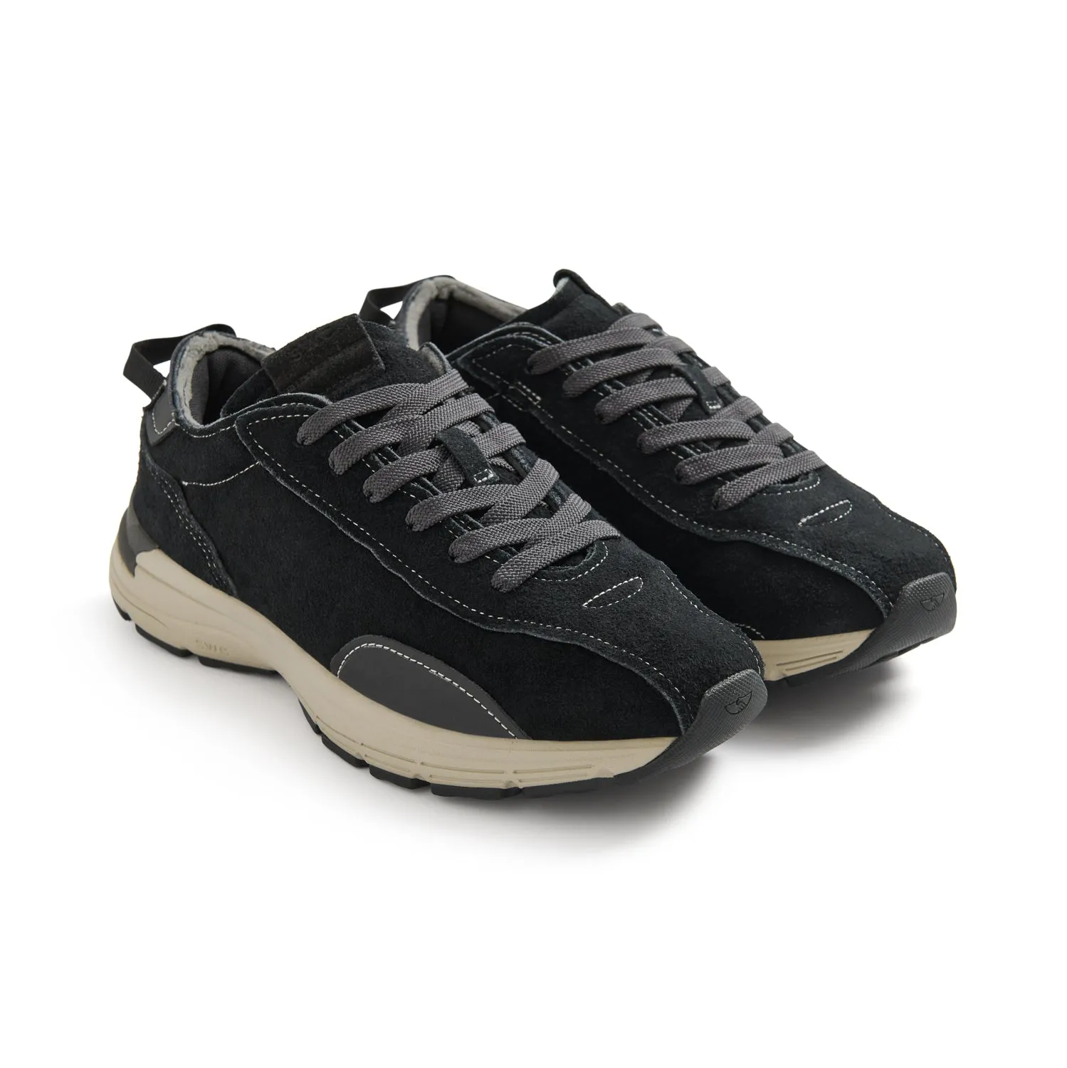 LEGION FREECUT GEO-MERGED SUEDE BLACK sold by Stepney Workers Club product image thumbnail 3