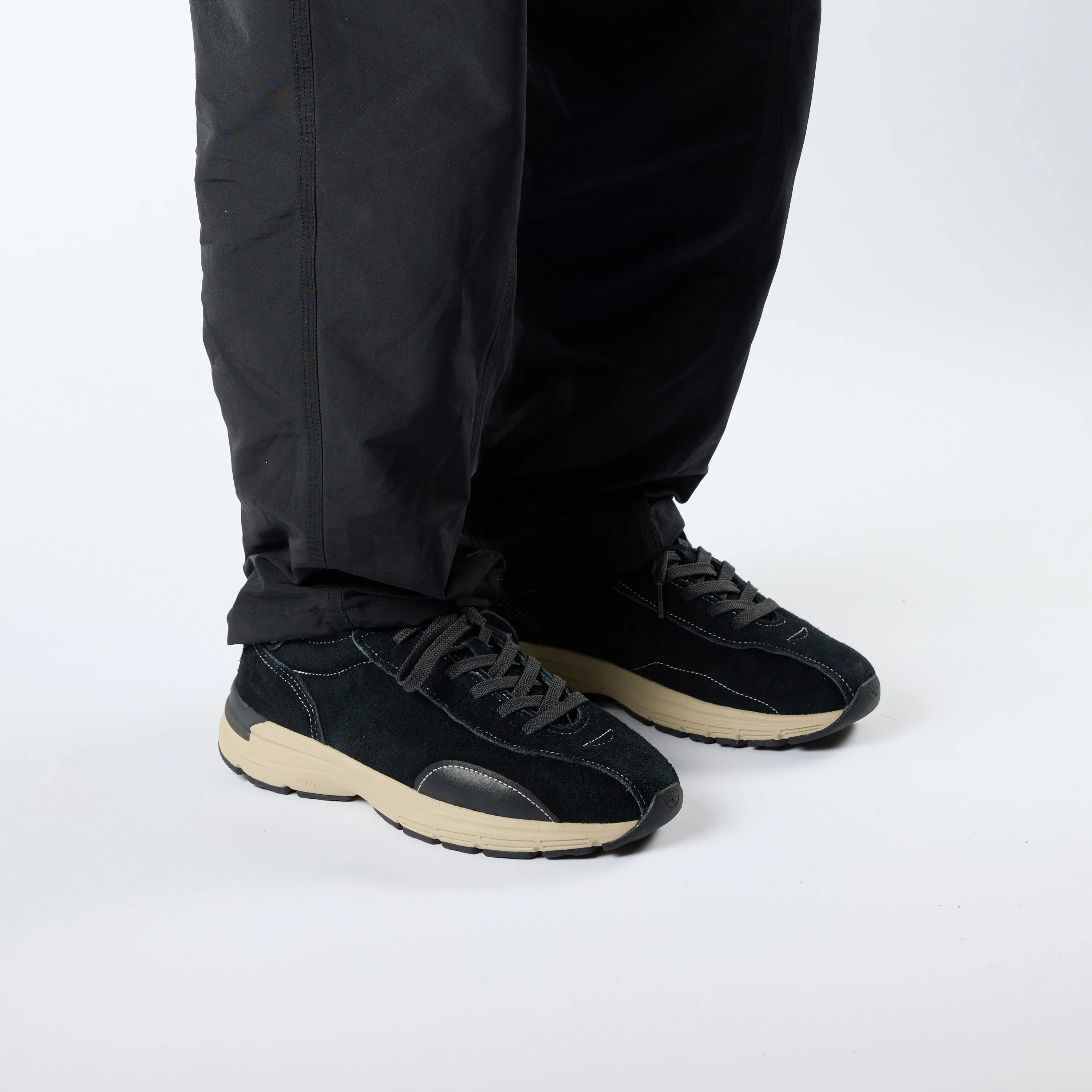 LEGION FREECUT GEO-MERGED SUEDE BLACK sold by Stepney Workers Club product image thumbnail 5