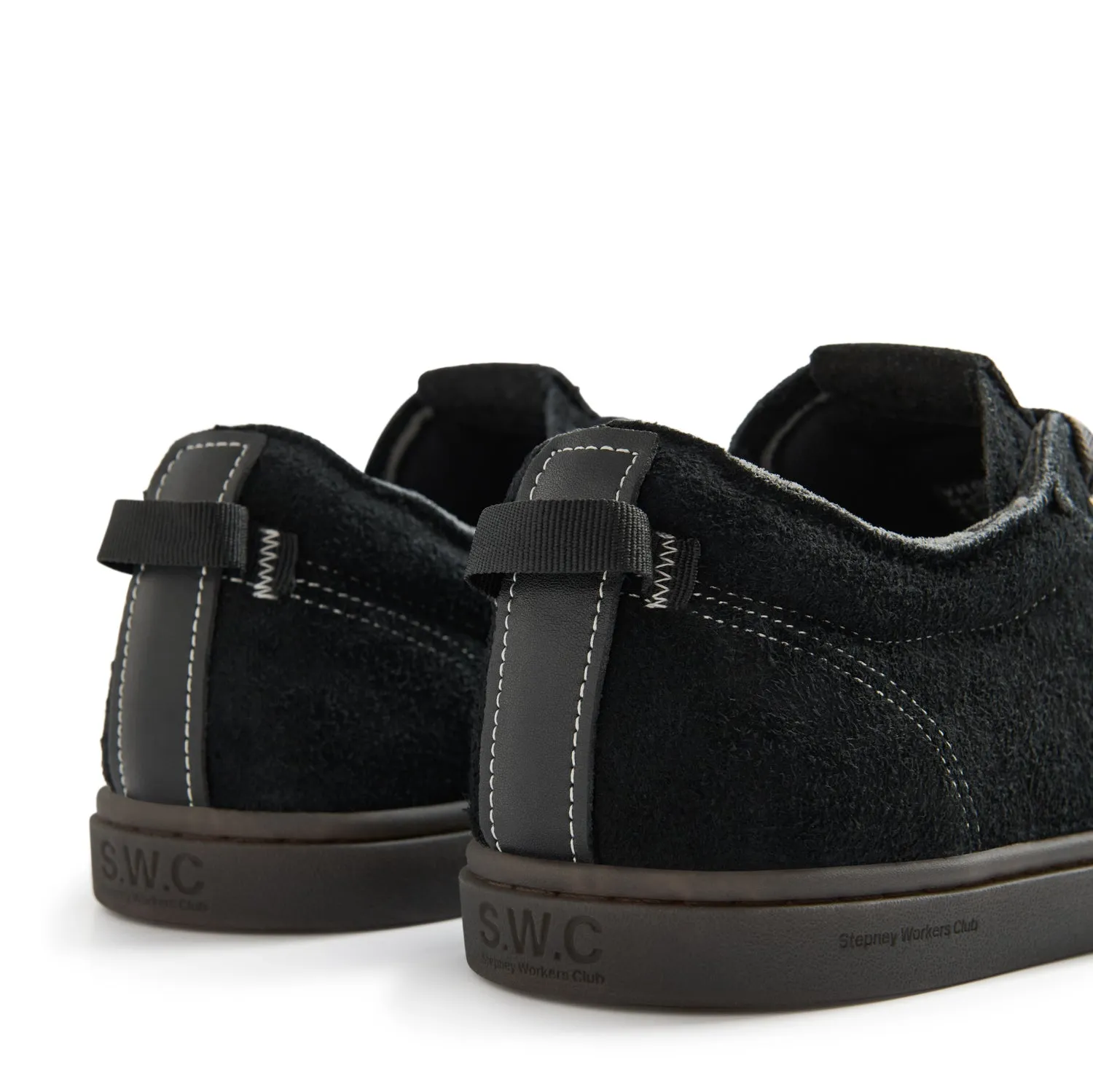 SURMA FREECUT GEO-MERGED SUEDE BLACK sold by Stepney Workers Club product image thumbnail 4