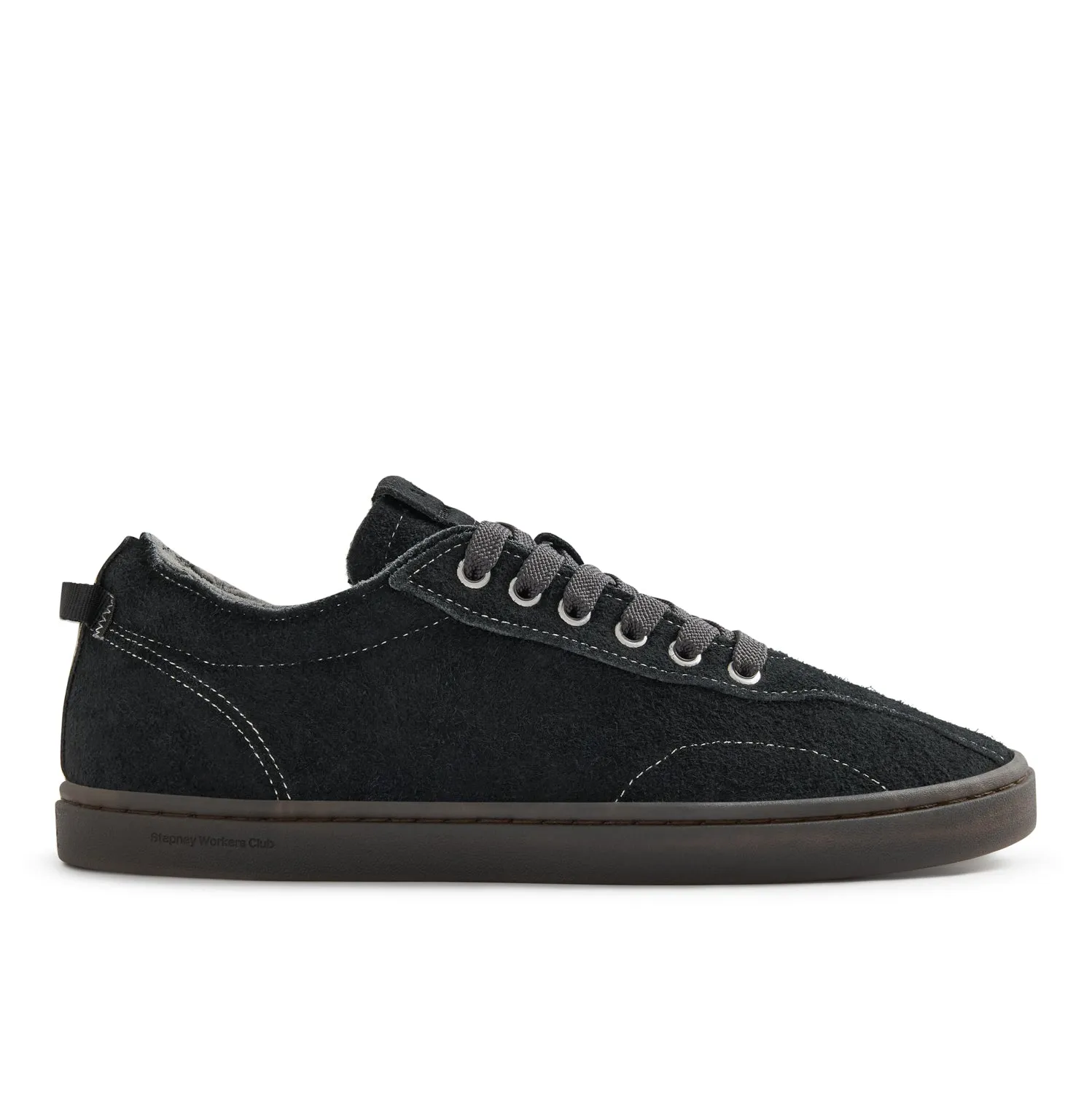 SURMA FREECUT GEO-MERGED SUEDE BLACK sold by Stepney Workers Club