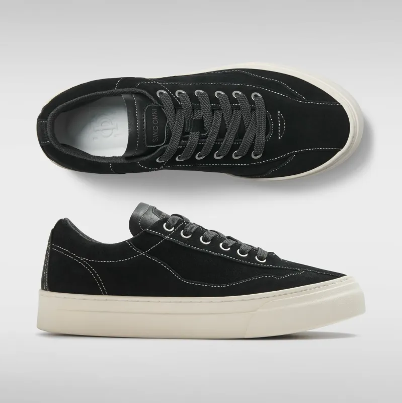 OM1b - Dellow Omni - Silk Suede - Black made by Stepney Workers Club