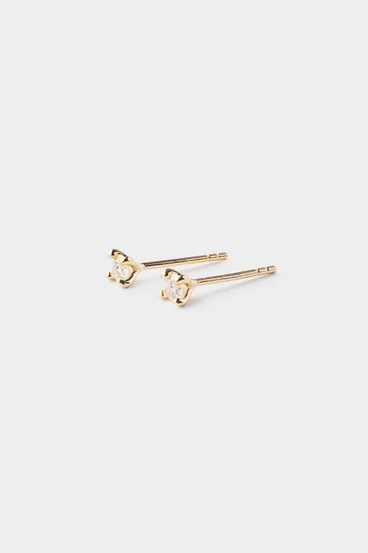 Prism Studs, 3mm sold by Kara Yoo