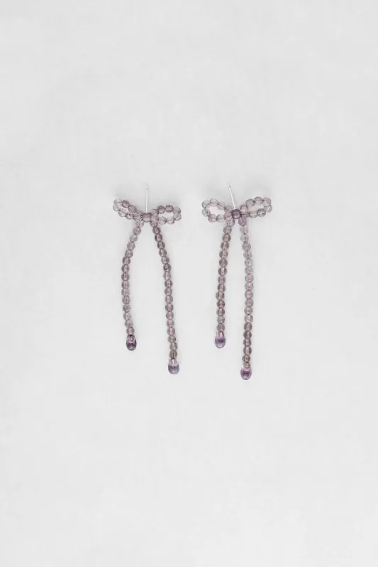 Petite Margot Earrings, Amethyst (limited run) sold by Kara Yoo