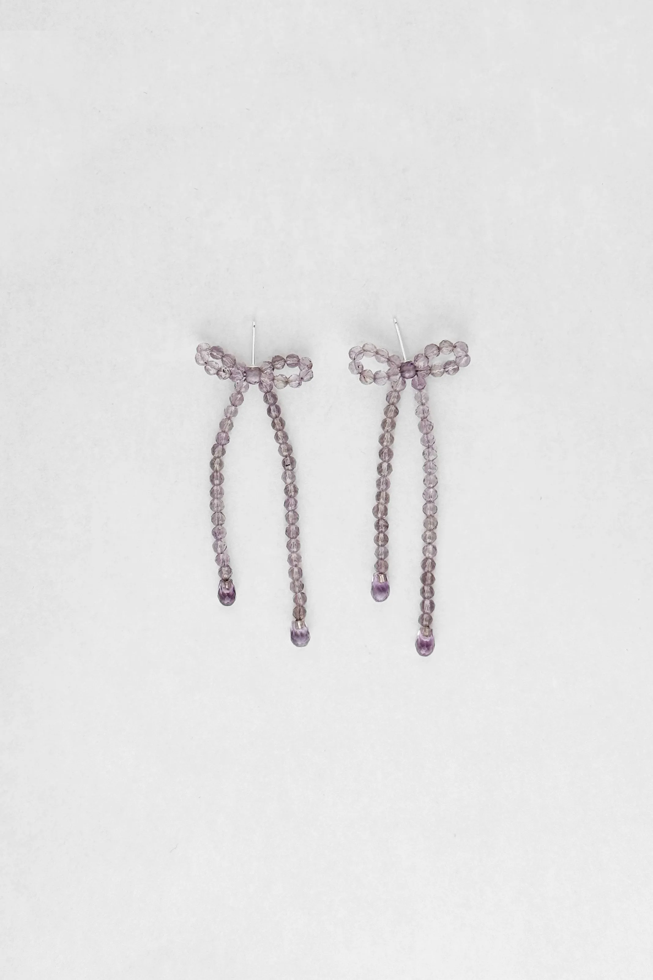 Petite Margot Earrings, Amethyst (limited run) sold by Kara Yoo
