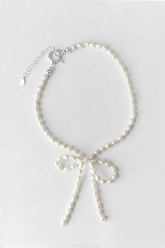 Margot Necklace, Teardrop Pearl sold by Kara Yoo