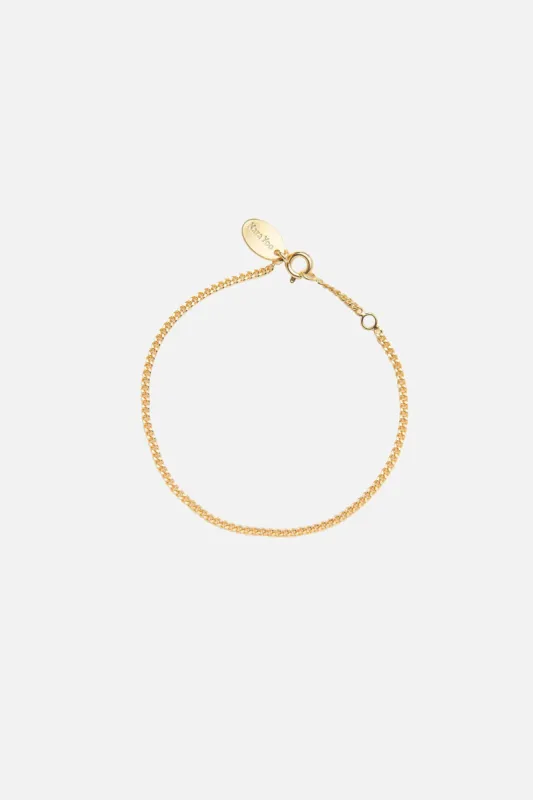 Thin Singapore Bracelet made by Kara Yoo