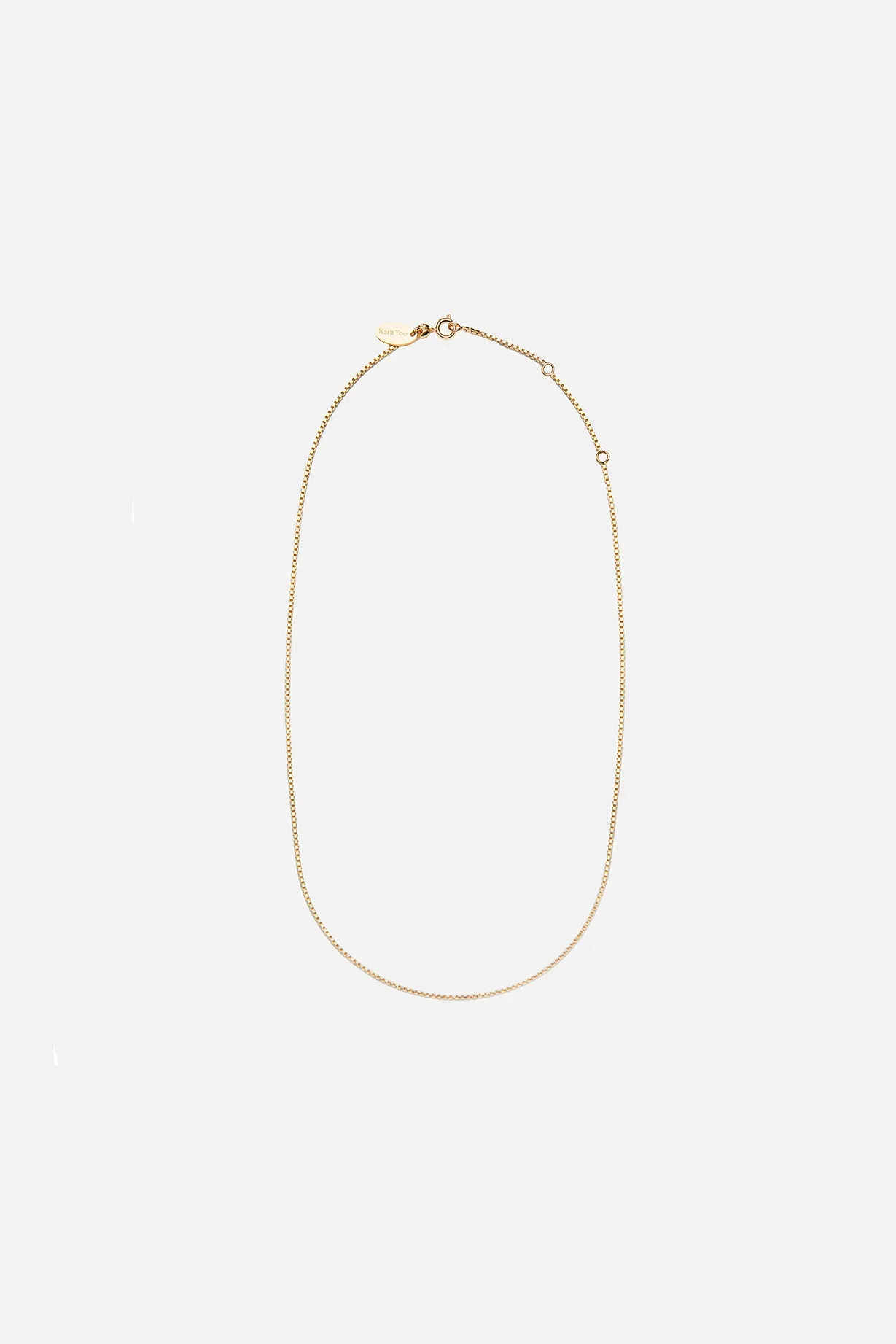 Thin Box Necklace sold by Kara Yoo product image thumbnail 3