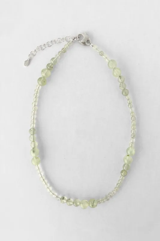 Avery Necklace - Prehnite sold by Kara Yoo