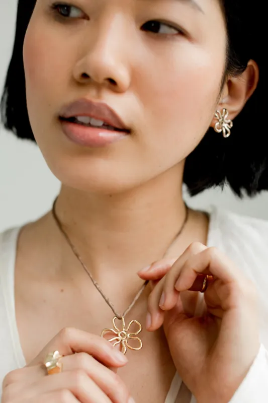 Flora on Raw Silk sold by Kara Yoo