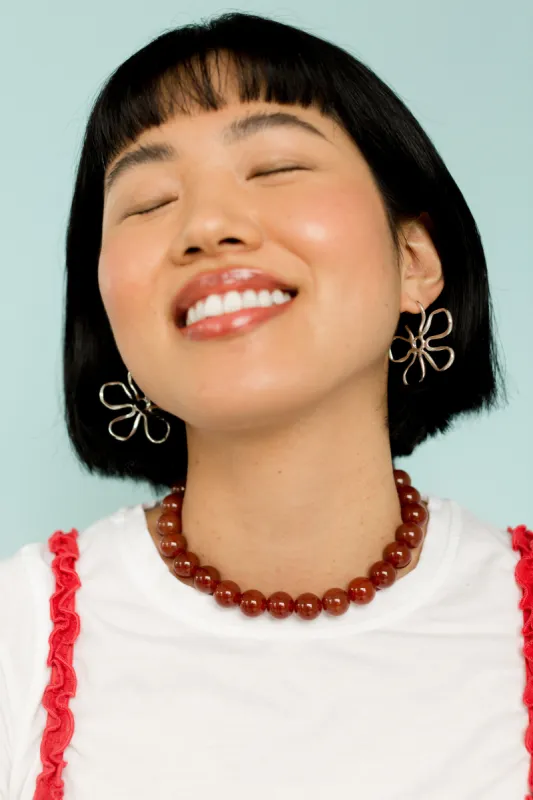 Flora Large Hoops sold by Kara Yoo