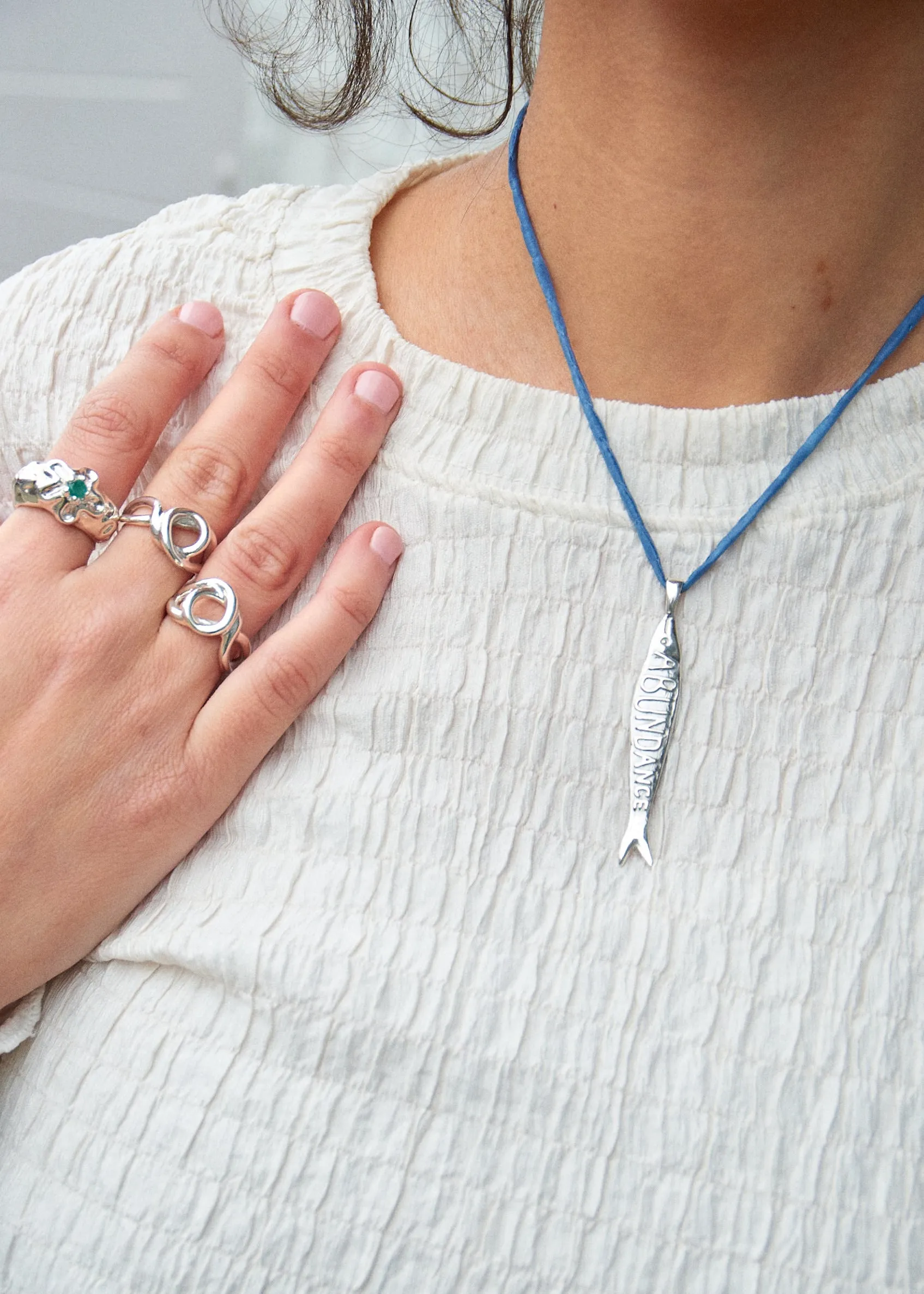 Abundance Fish Necklace sold by Kara Yoo product image thumbnail 2