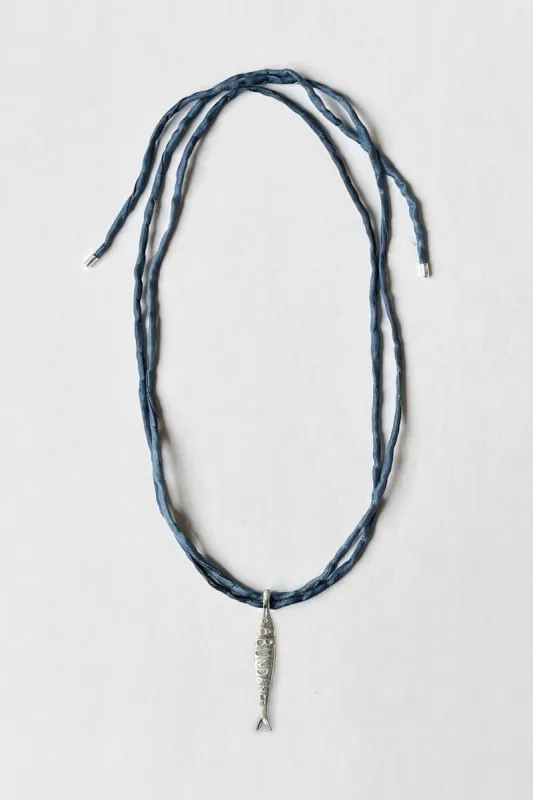 Abundance Fish on Raw Silk sold by Kara Yoo