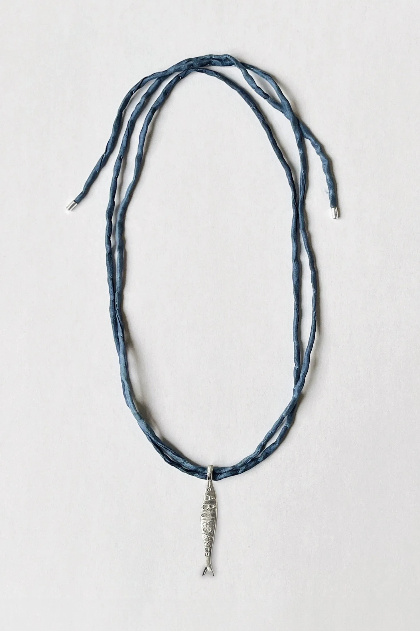 Abundance Fish on Raw Silk sold by Kara Yoo