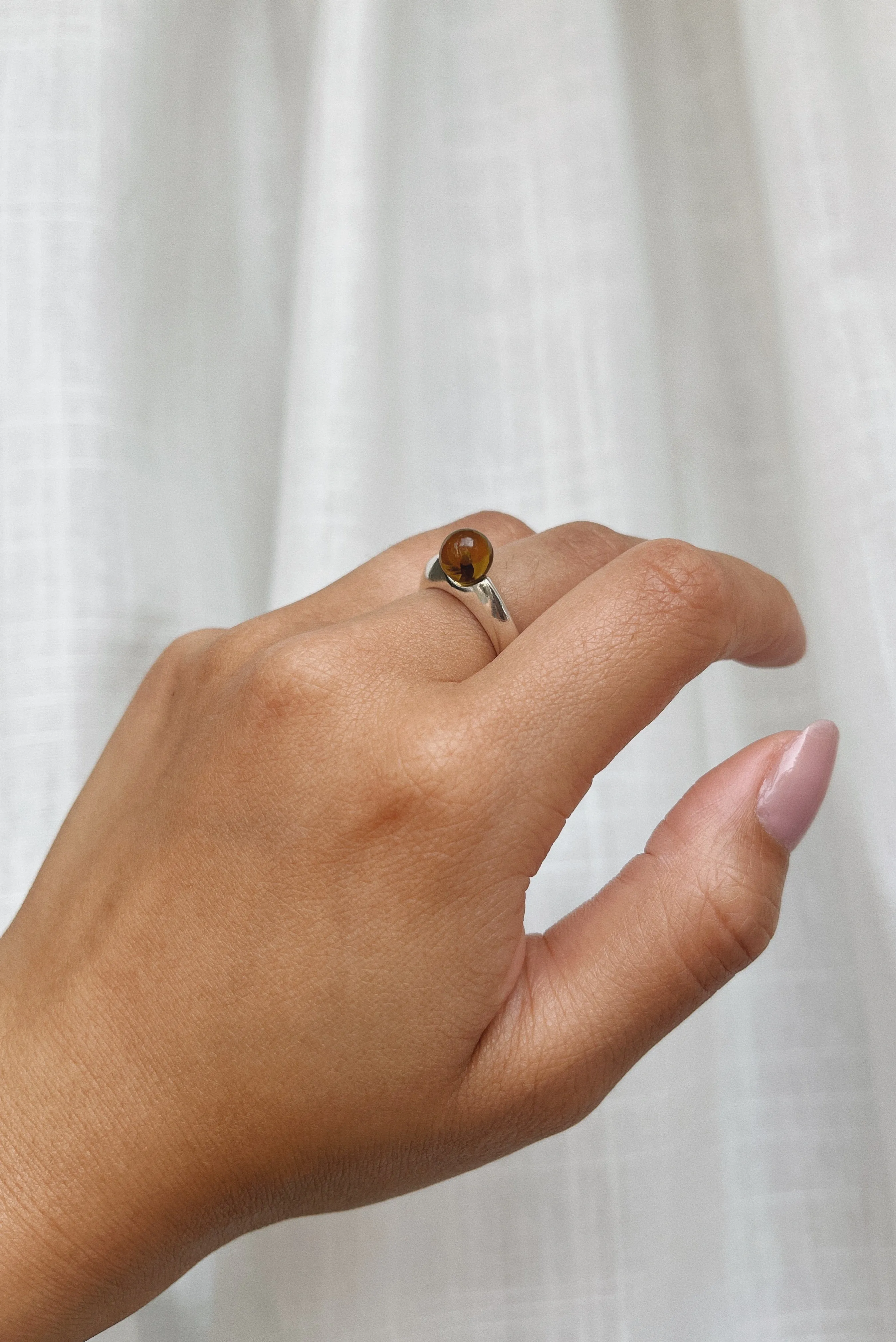 Bubble Ring - Cognac Quartz sold by Kara Yoo product image thumbnail 2