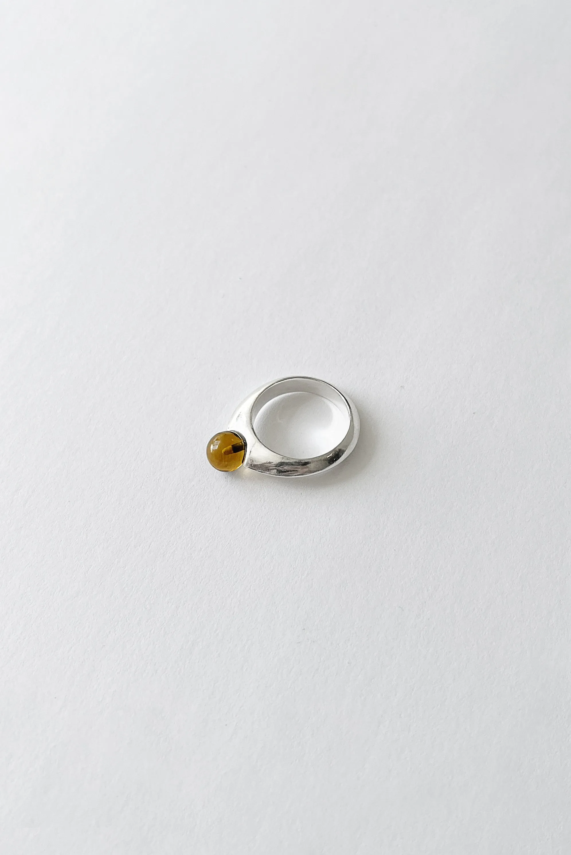 Bubble Ring - Cognac Quartz sold by Kara Yoo