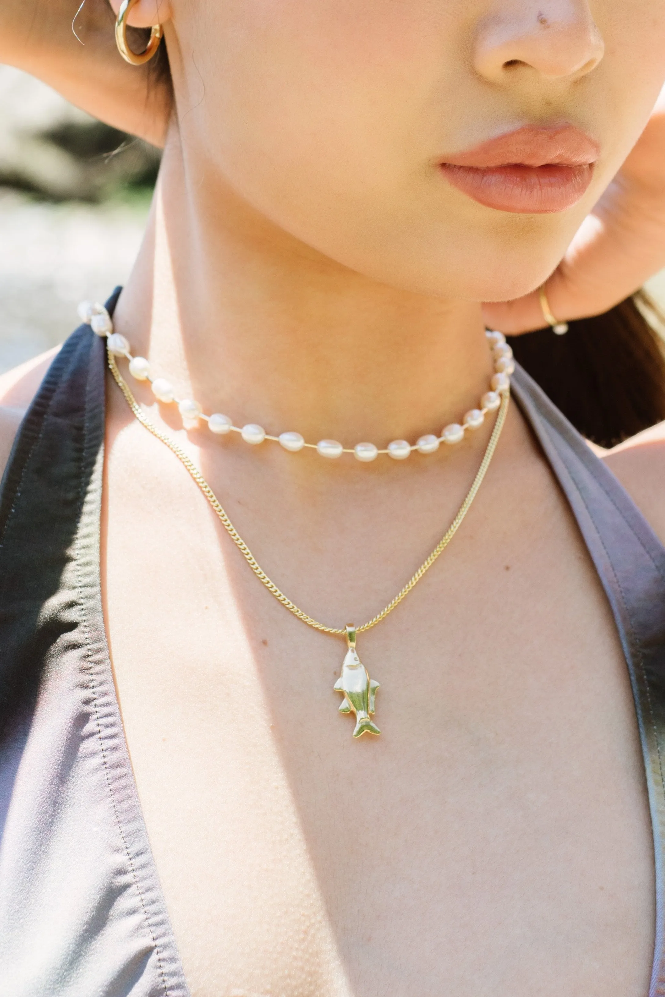 Lucky Fish Necklace sold by Kara Yoo product image thumbnail 2