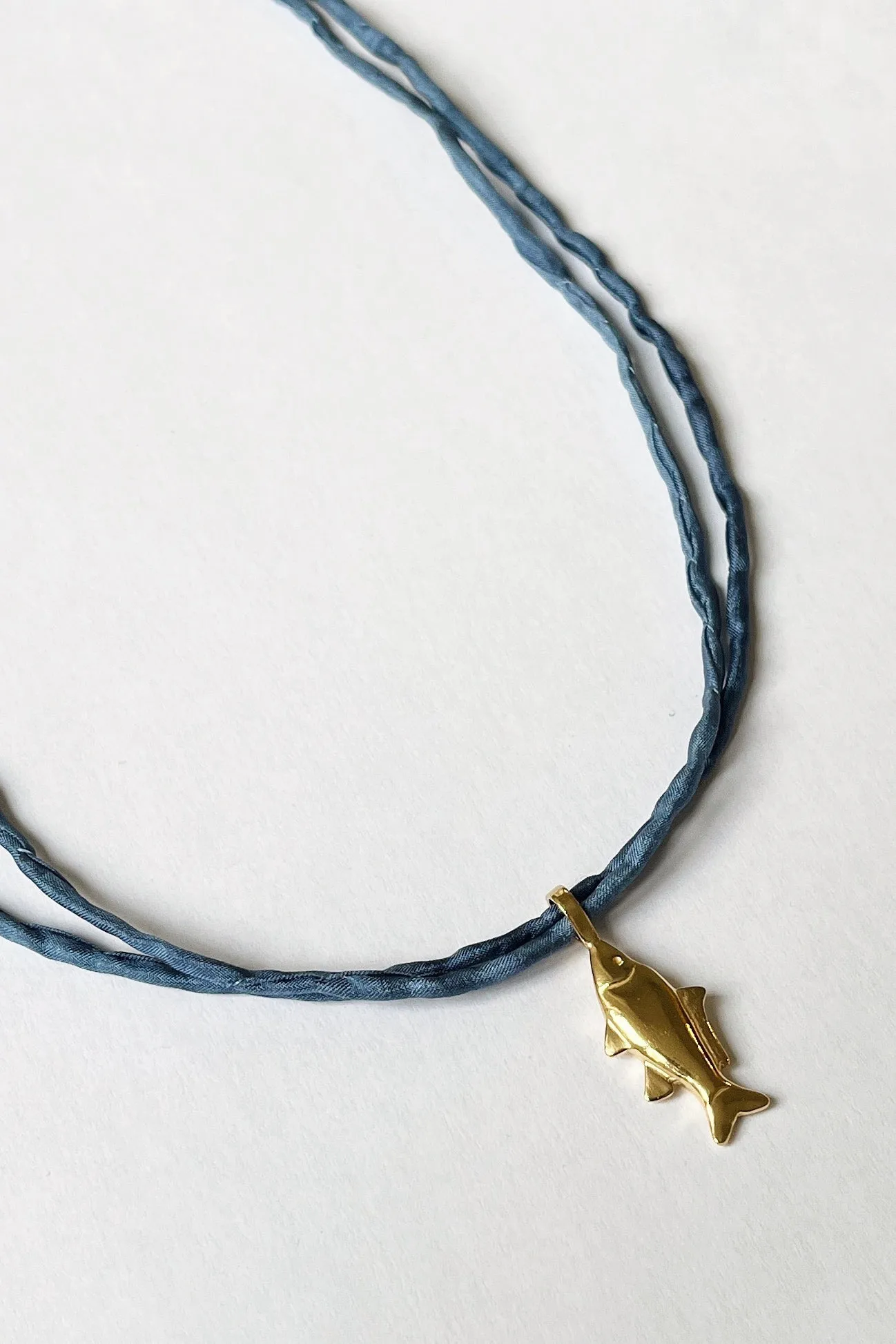 Lucky Fish on Raw Silk sold by Kara Yoo product image thumbnail 5