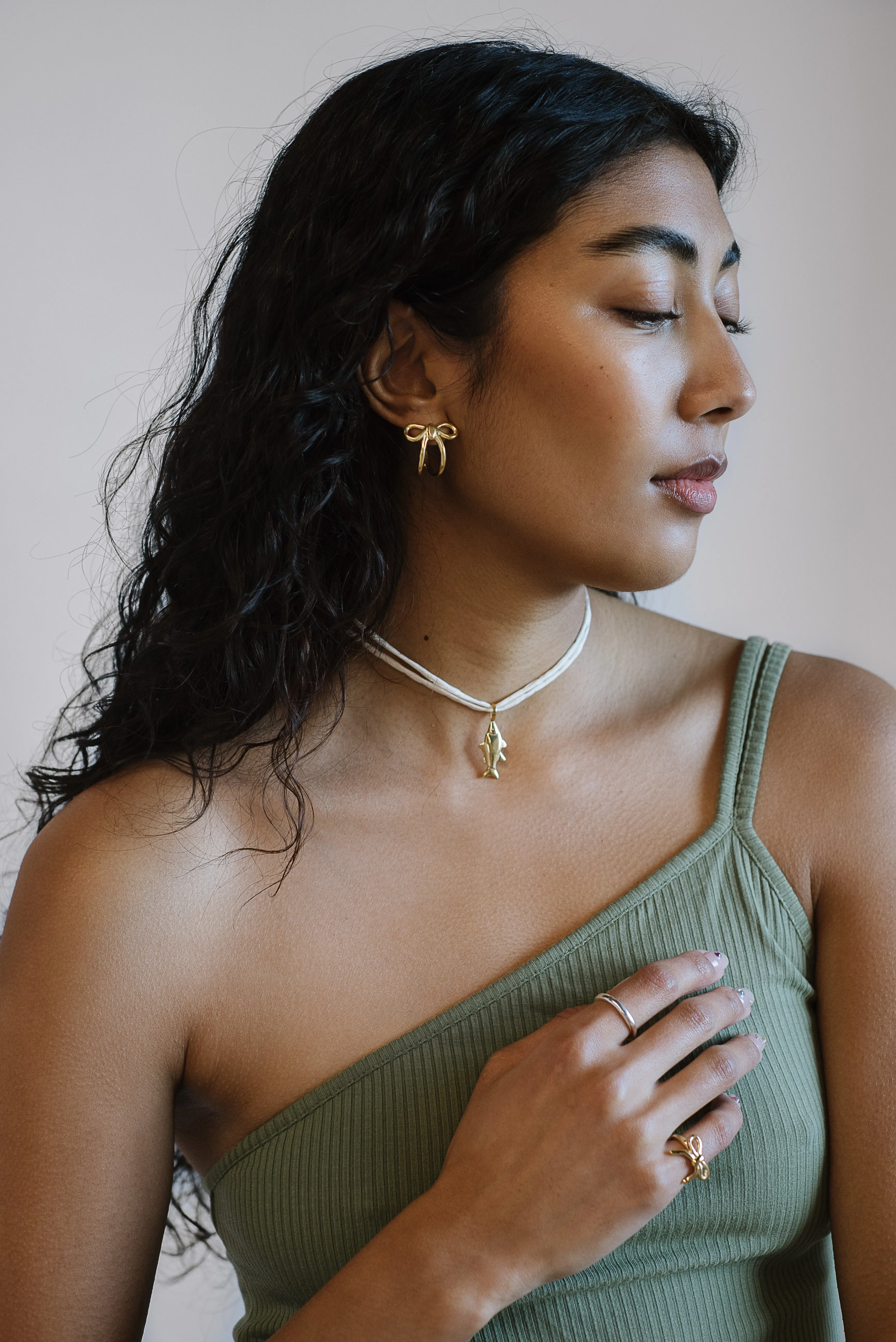 Lucky Fish on Raw Silk sold by Kara Yoo product image thumbnail 3