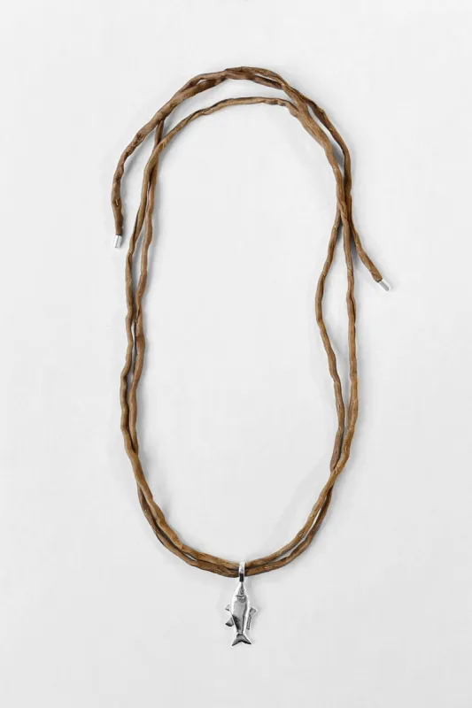 Lucky Fish on Raw Silk sold by Kara Yoo