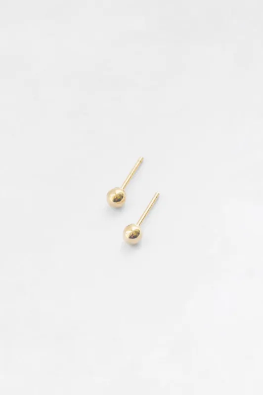 Ginni Studs, Solid 14K Gold sold by Kara Yoo