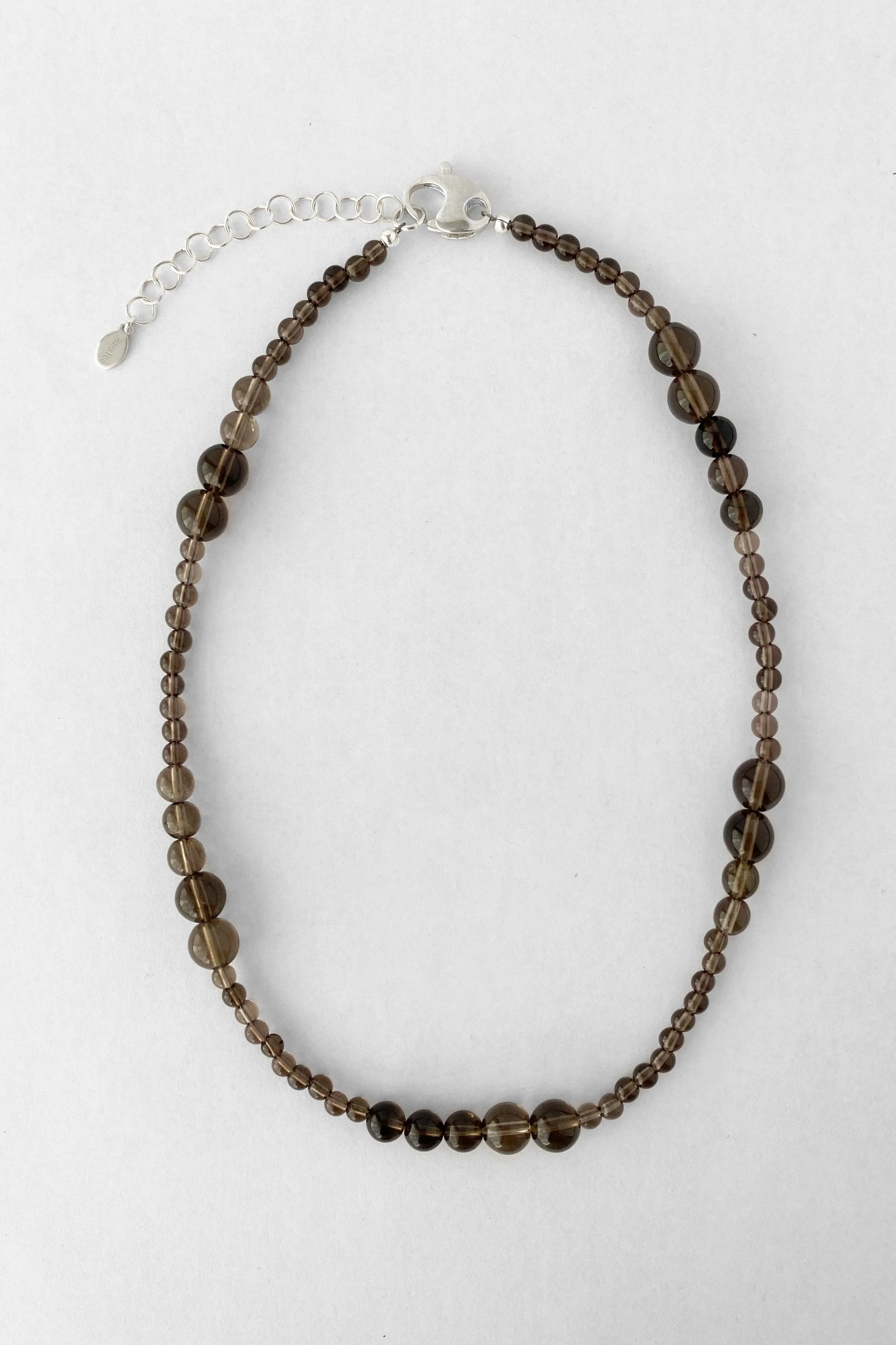 Avery Necklace - Smoky Quartz sold by Kara Yoo