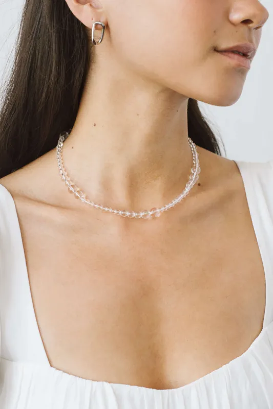 Avery Necklace - Clear Quartz sold by Kara Yoo