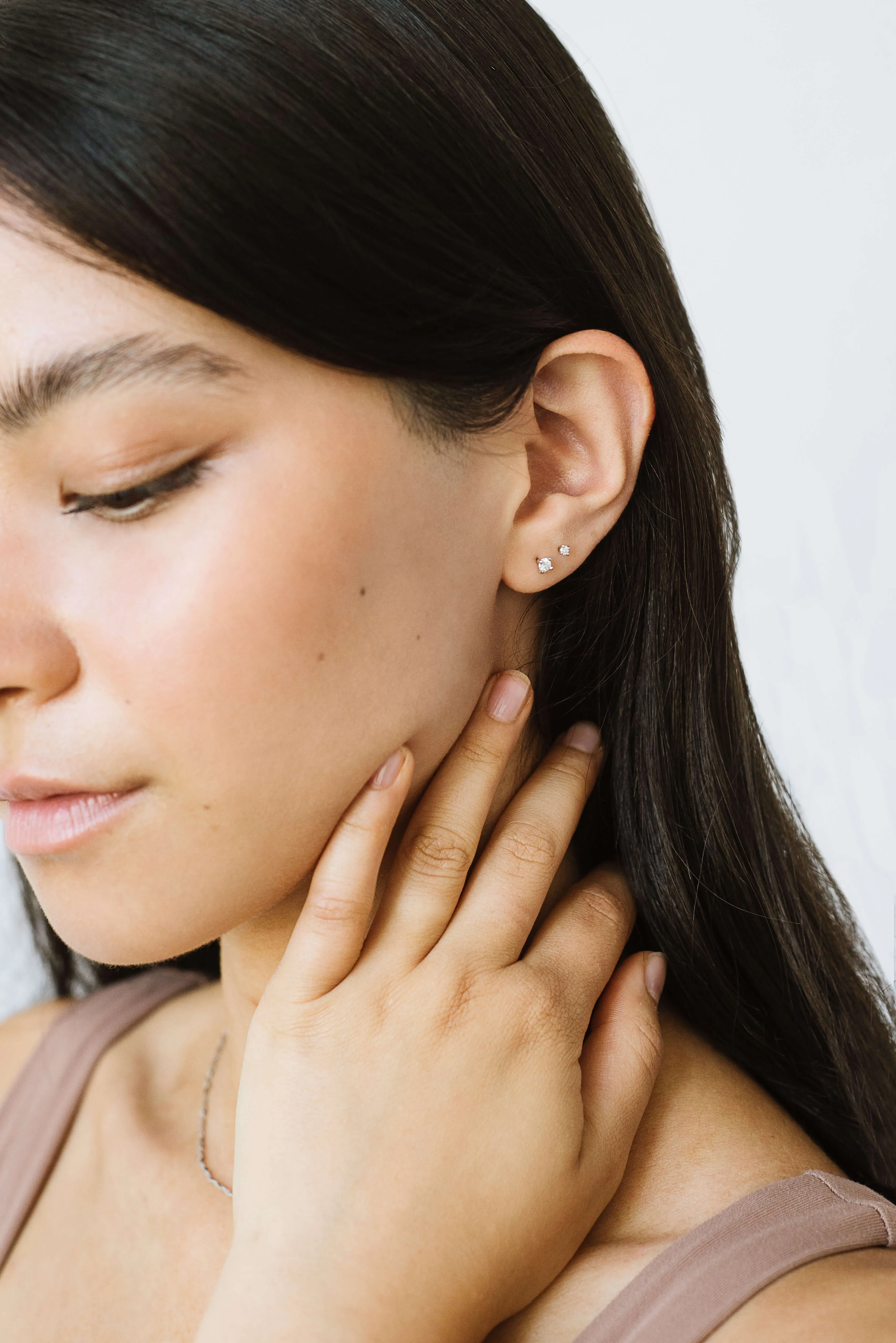 Prism Studs, 2mm sold by Kara Yoo product image thumbnail 2