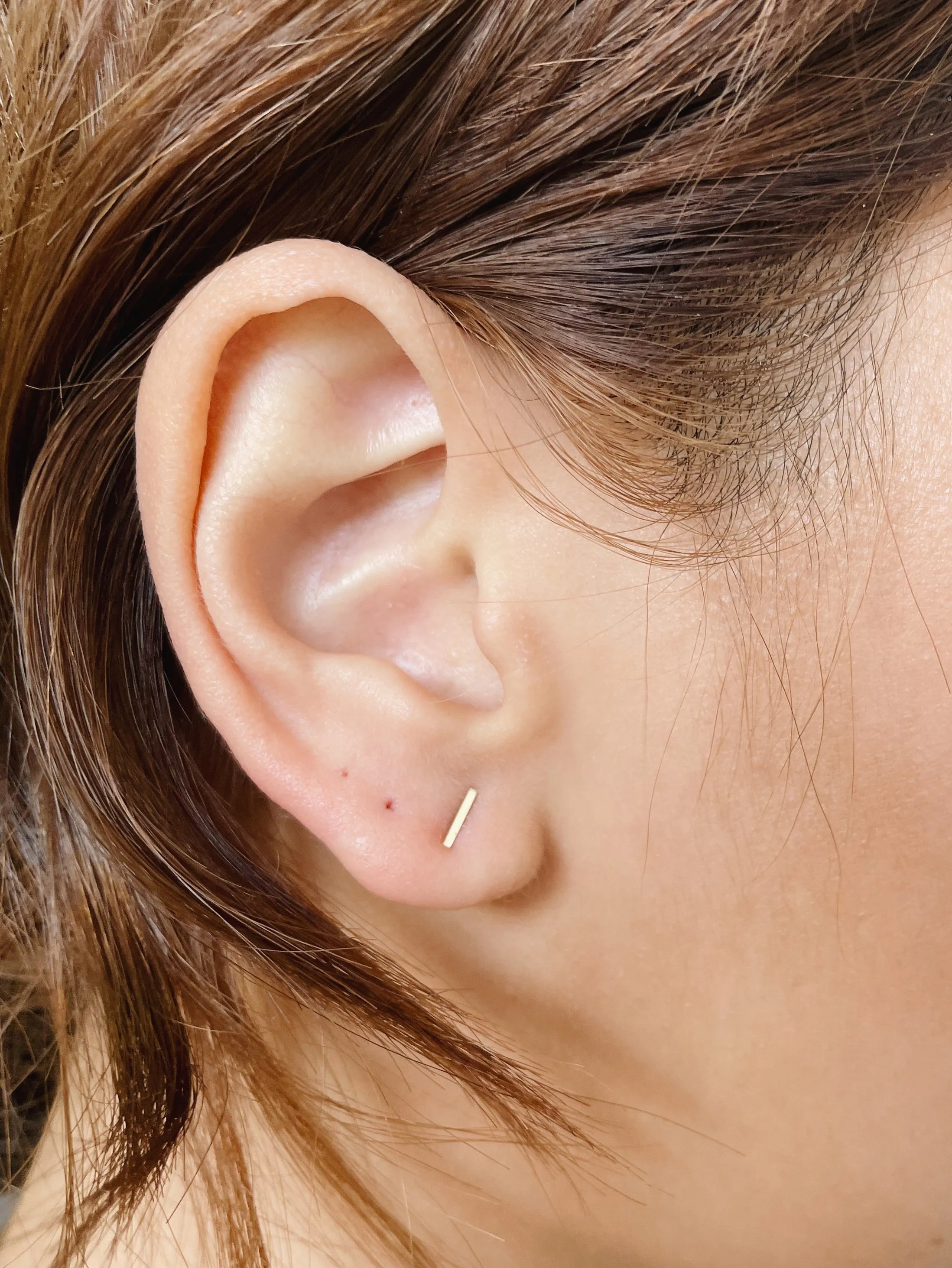 Millie II Studs, Solid 14K Gold sold by Kara Yoo product image thumbnail 4