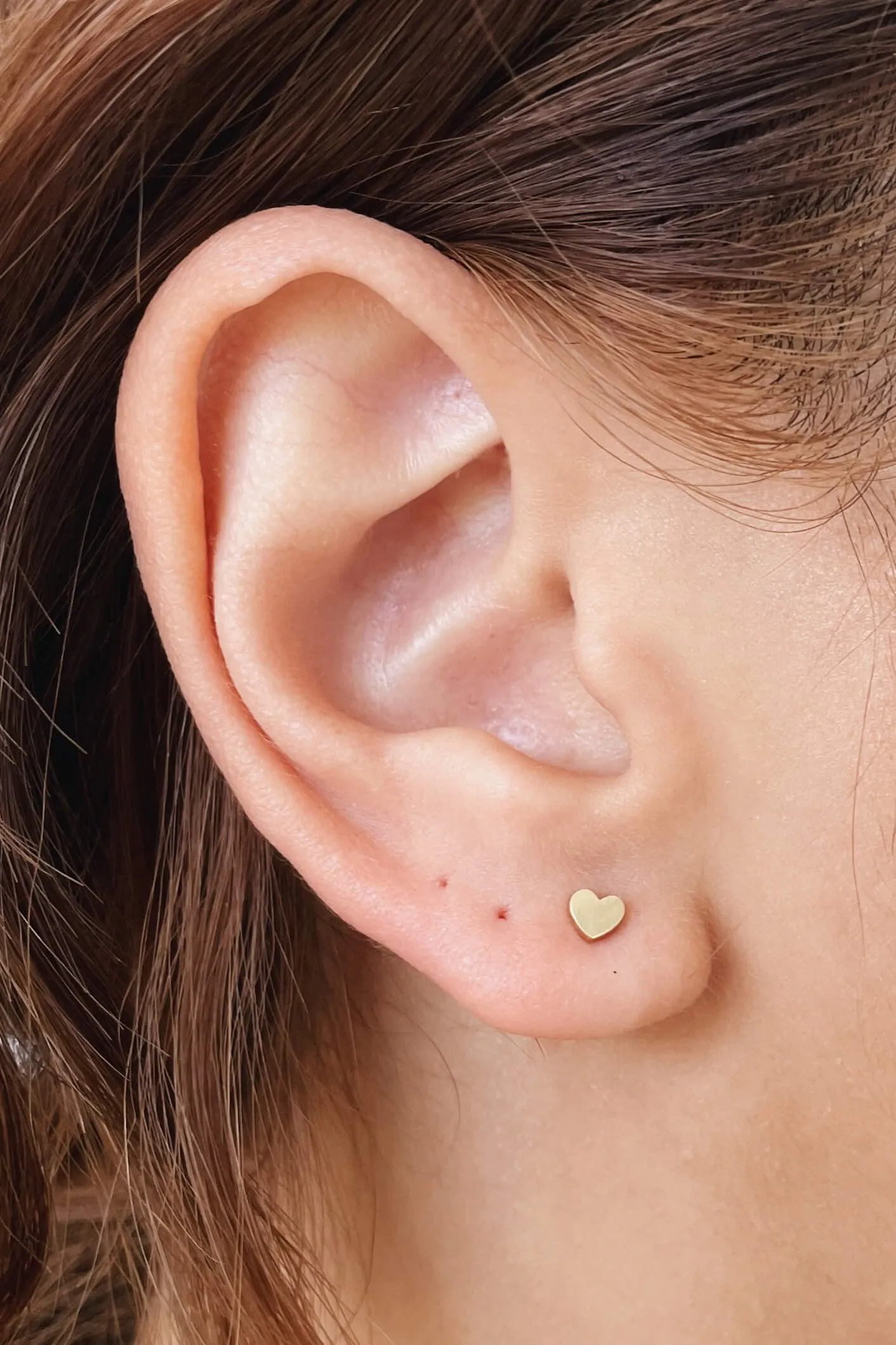 Aimee Studs, Solid 14K Gold sold by Kara Yoo product image thumbnail 2