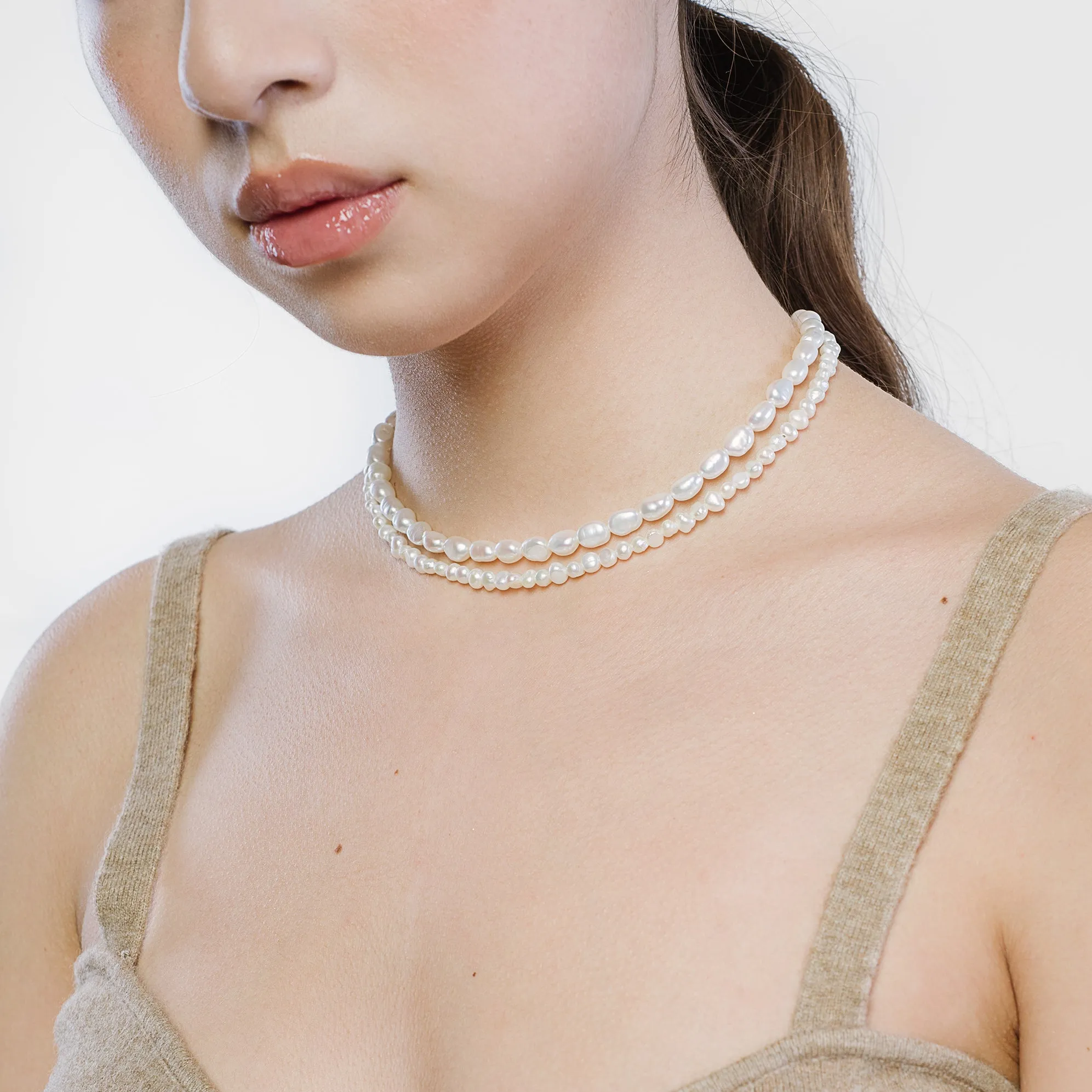 Petite Pearl Necklace sold by Kara Yoo product image thumbnail 3