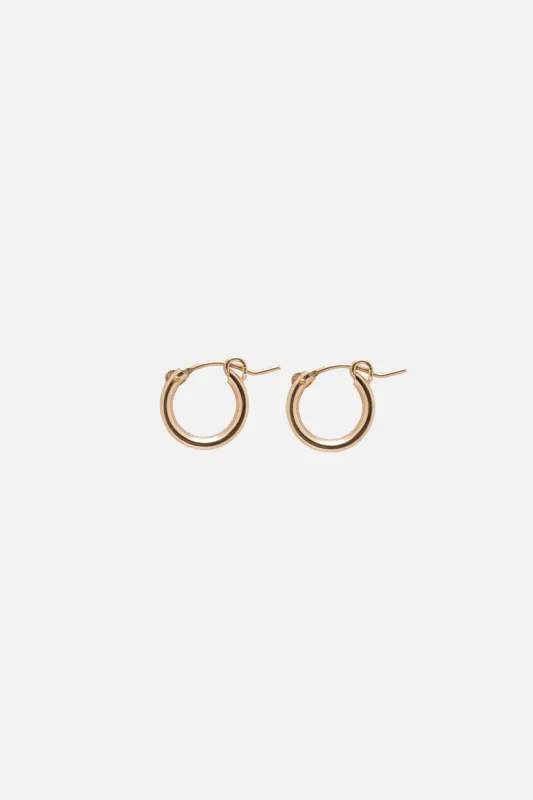 Anna Huggie Hoops sold by Kara Yoo