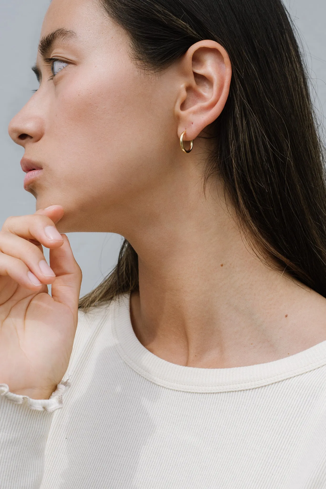 Arlo Small Hoops sold by Kara Yoo product image thumbnail 4