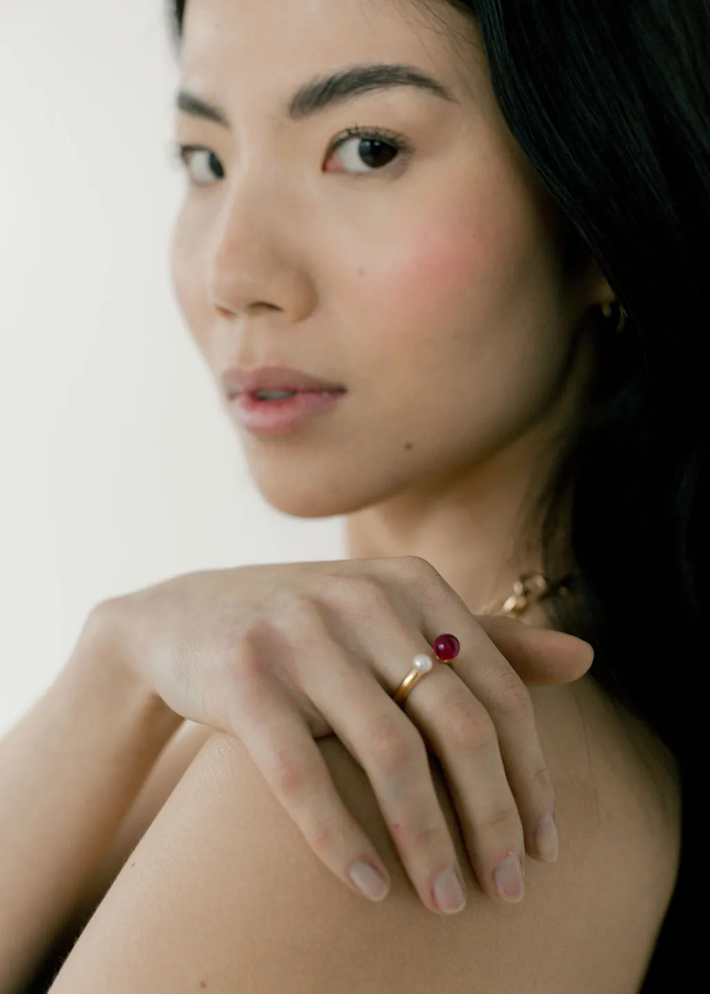 Open Ring, Ruby sold by Kara Yoo product image thumbnail 2