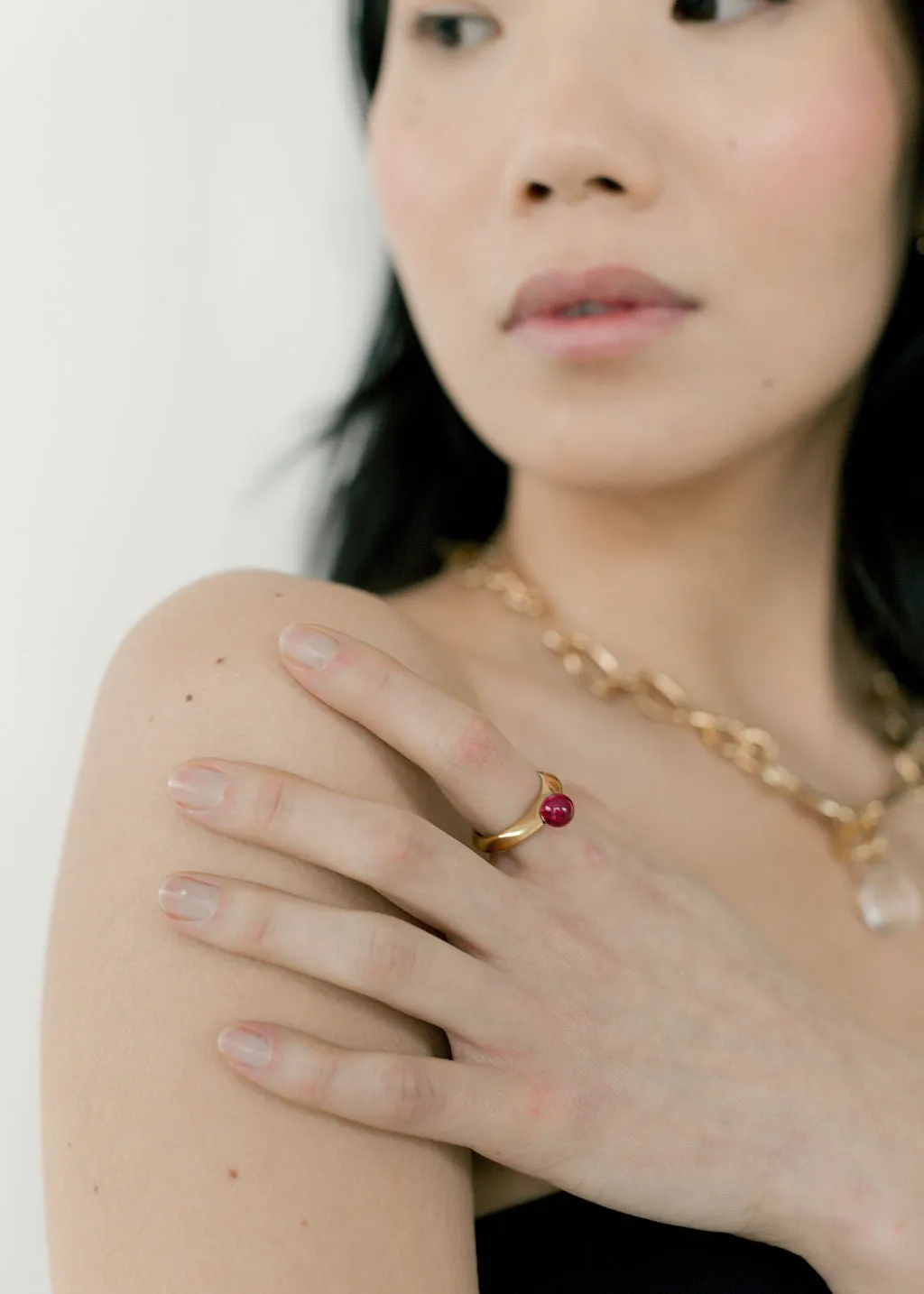 Bubble Ring, Ruby sold by Kara Yoo product image thumbnail 3