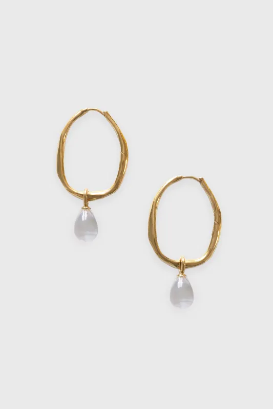 Romy Hoops + Small Drops made by Kara Yoo