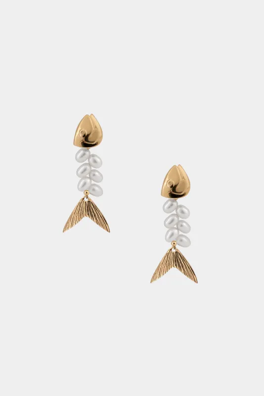 Fishbone Earrings sold by Kara Yoo