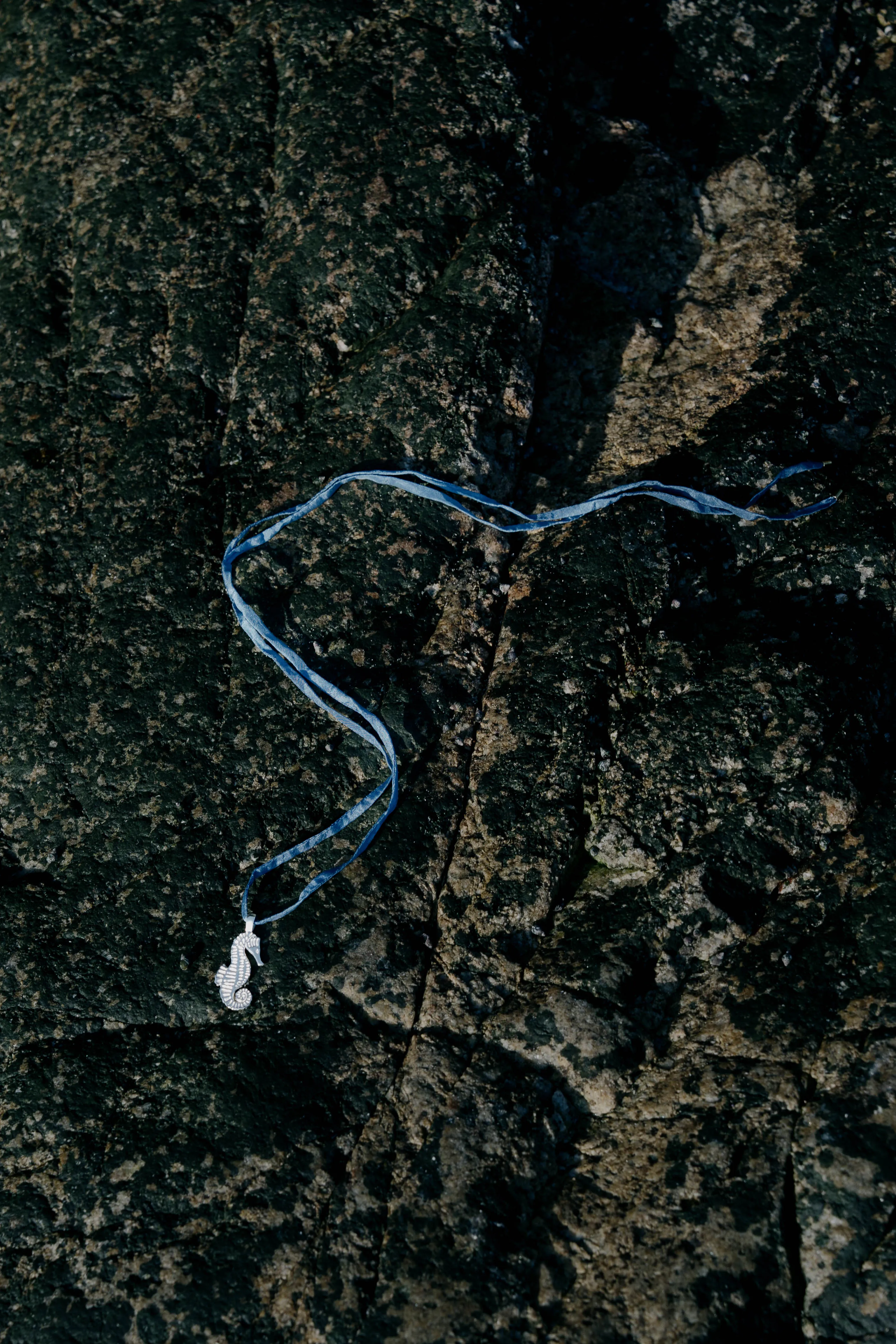 Seahorse Necklace on Raw Silk sold by Kara Yoo product image thumbnail 4