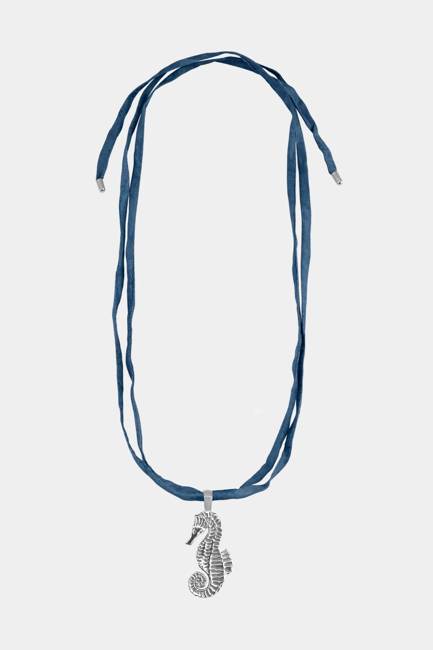 Seahorse Necklace on Raw Silk sold by Kara Yoo