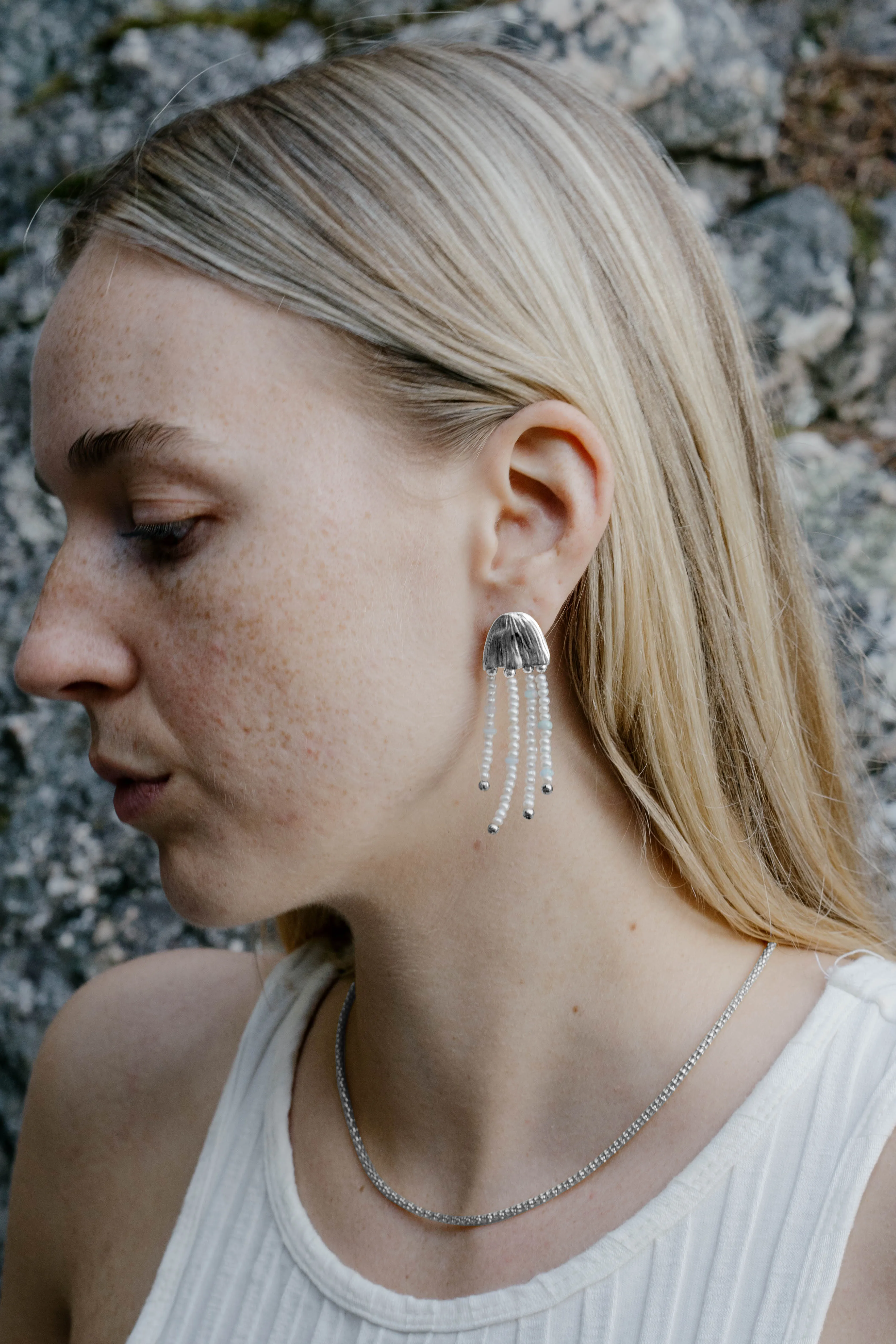 Jellyfish Earrings sold by Kara Yoo product image thumbnail 2