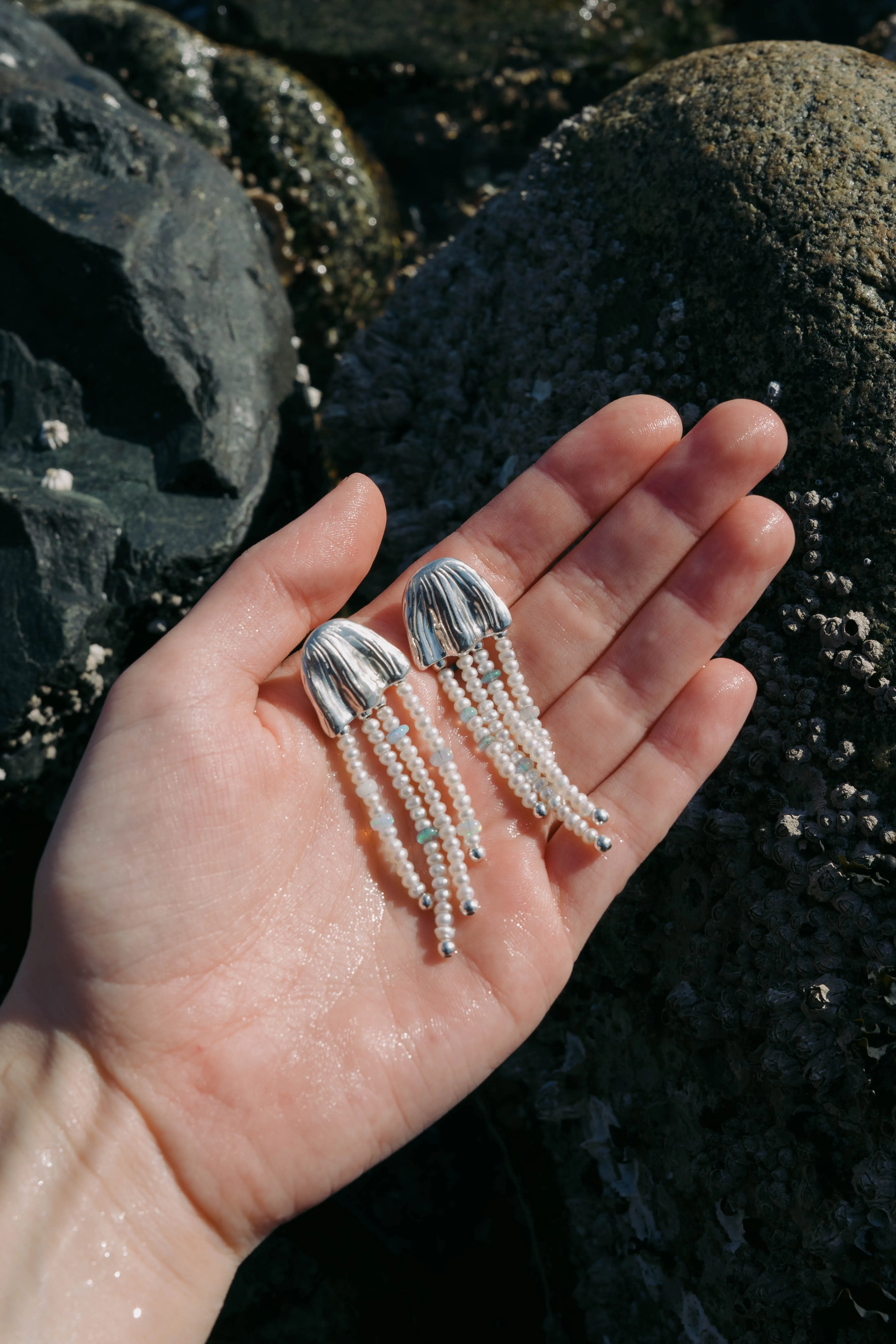 Jellyfish Earrings sold by Kara Yoo product image thumbnail 5