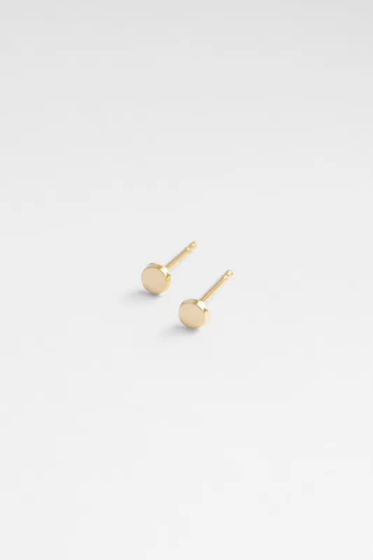 Edna Studs, Solid 14K Gold sold by Kara Yoo
