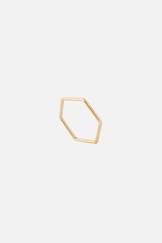 Hex Stacking Ring sold by Kara Yoo