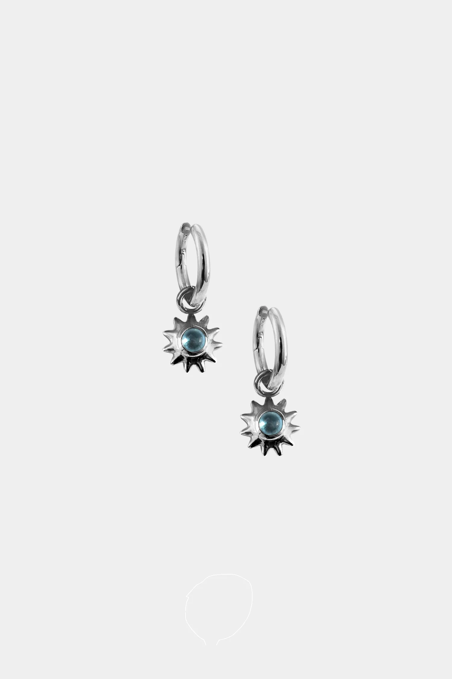Alba Charm Hoops sold by Kara Yoo