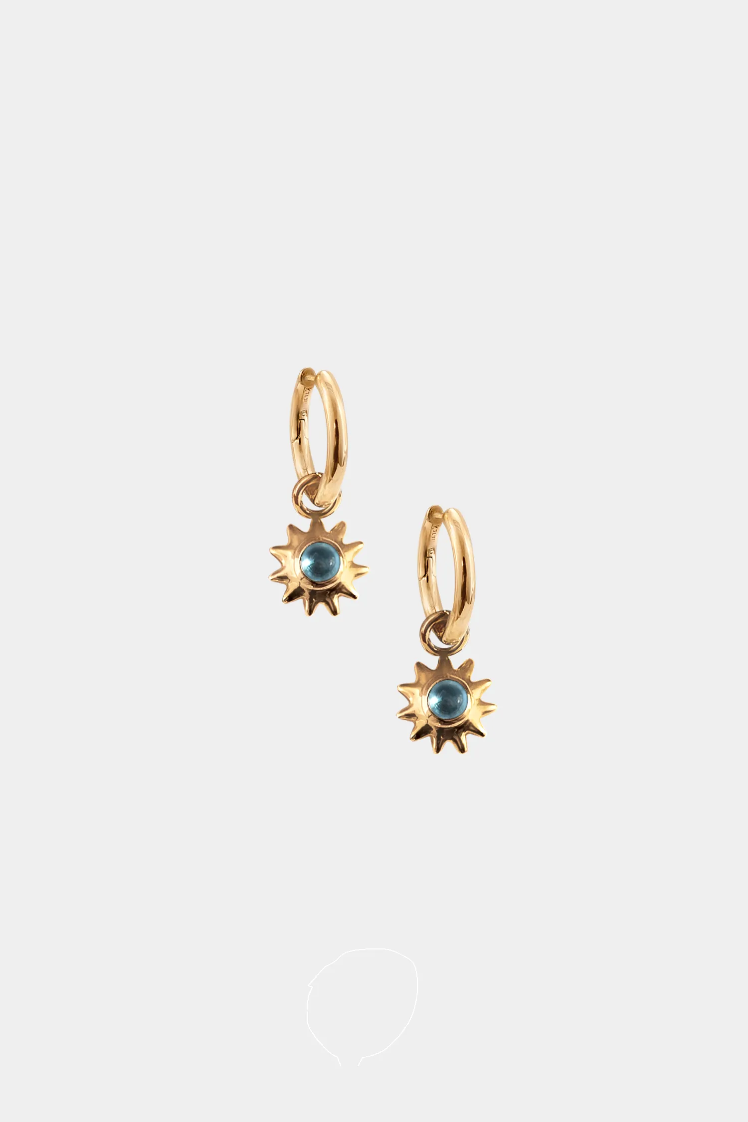 Alba Charm Hoops sold by Kara Yoo product image thumbnail 3