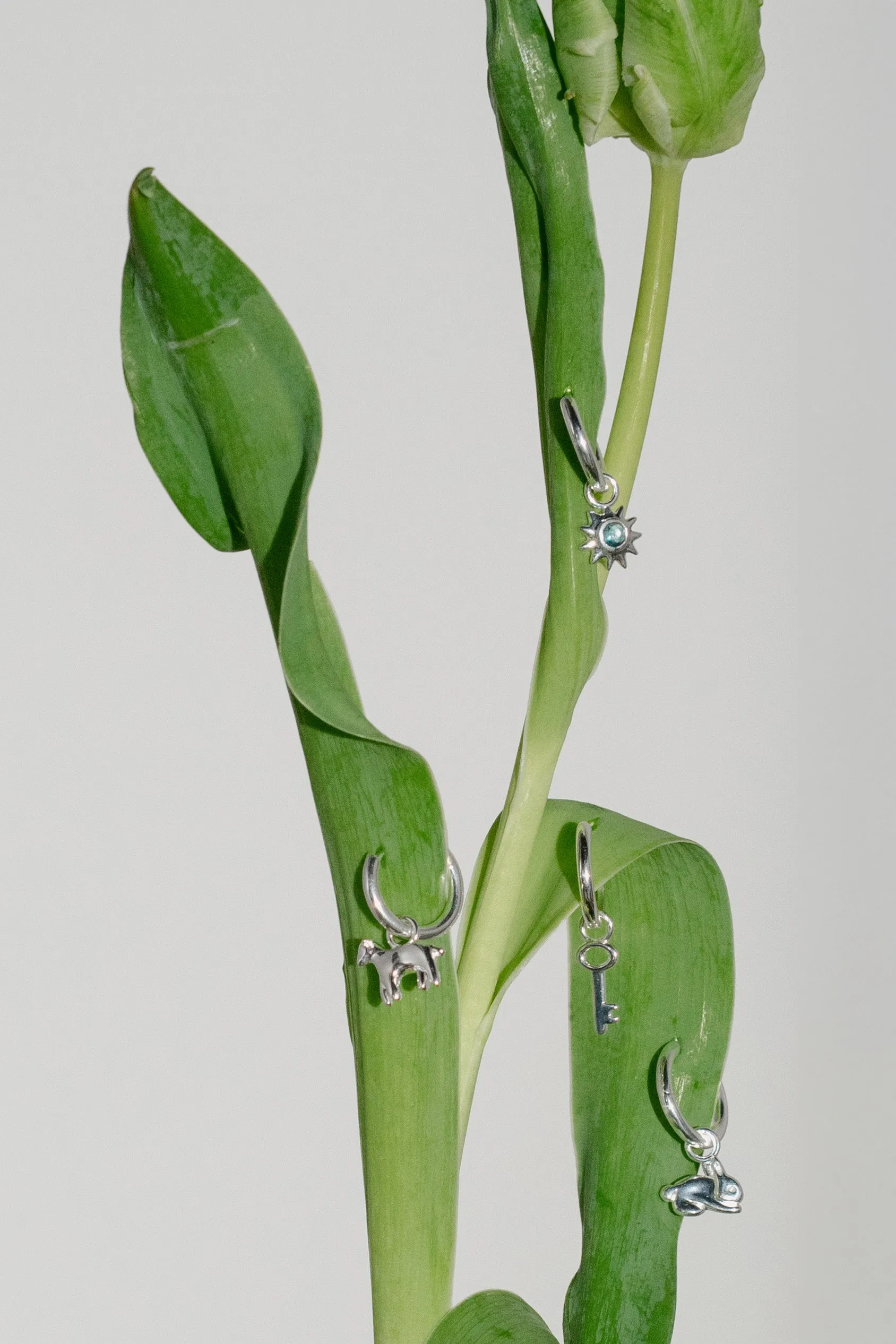 Bunny Charm Hoops sold by Kara Yoo product image thumbnail 4