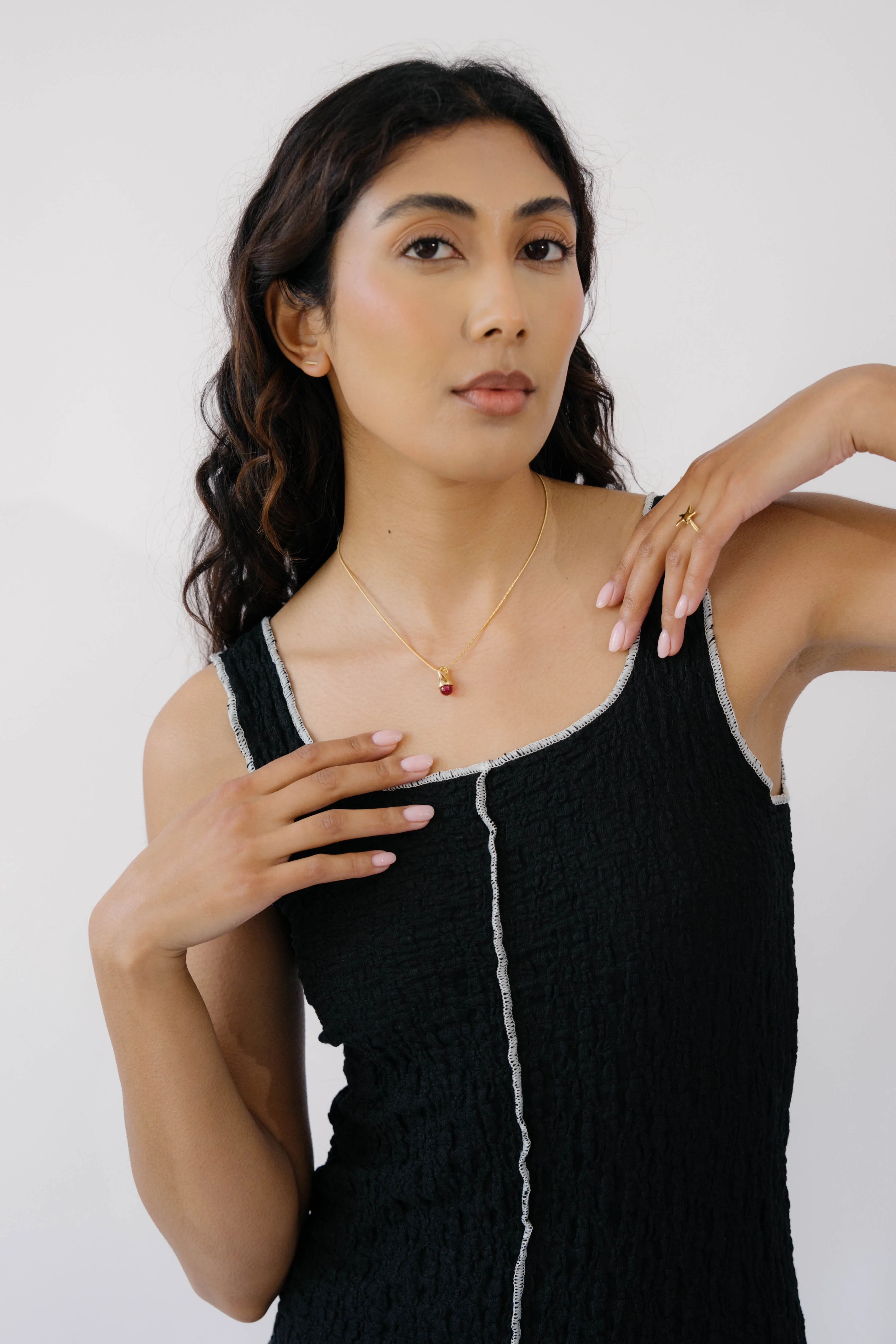 Token Necklace - Ruby sold by Kara Yoo product image thumbnail 2