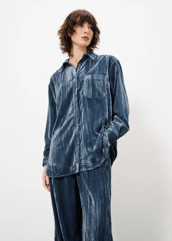 Chemise CARLA Bleu jean sold by FRNCH