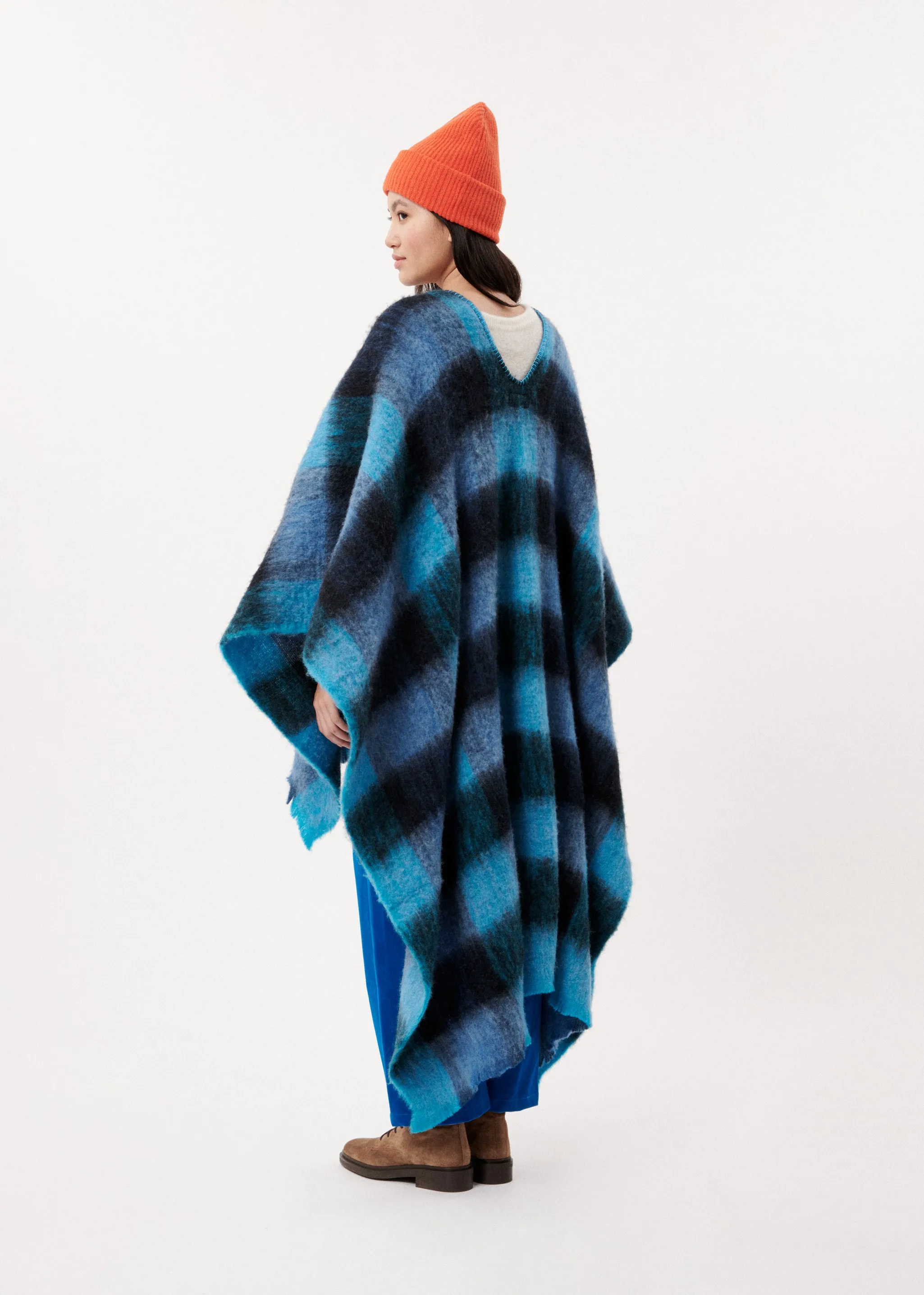 PONCHO RAIKA BLEU AZUR sold by FRNCH product image thumbnail 4